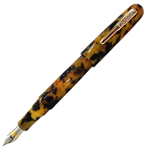 Conklin All American Fountain Pen - Tortoiseshell,  posted