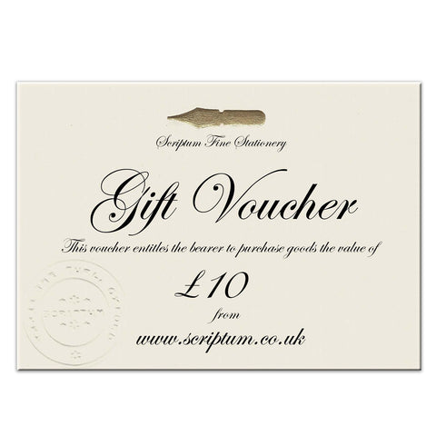 Scriptum Gift Voucher £10