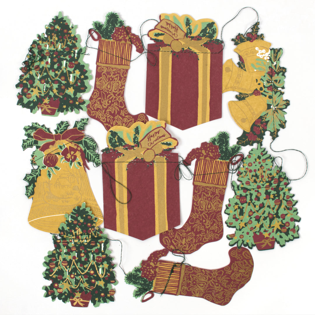 Hand Printed Festive Garlands