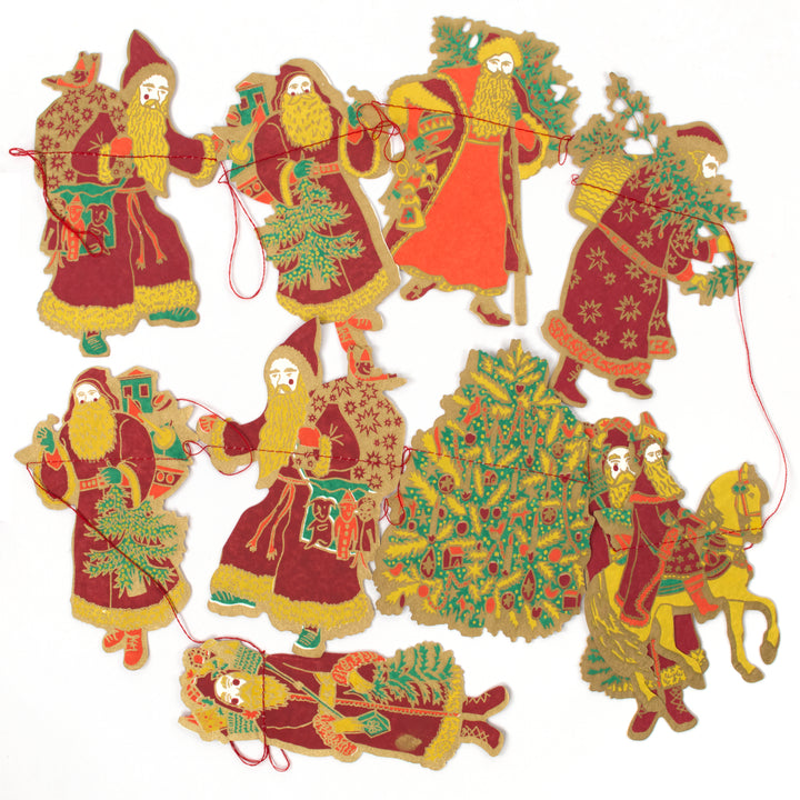 Hand Printed Festive Garlands
