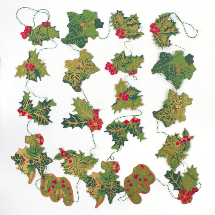 Hand Printed Festive Garlands
