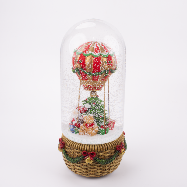 Musical Hot Air Balloon Snow Globe