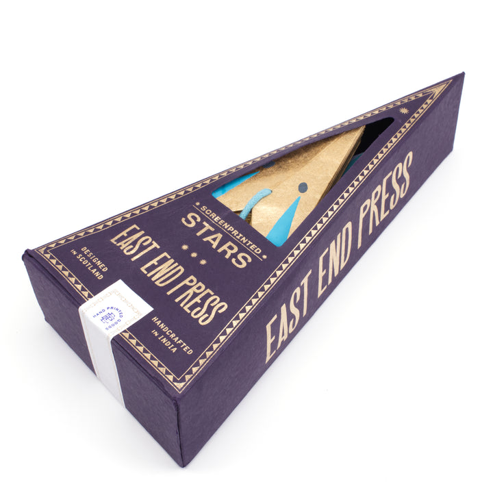 East End Press Folded Star Hanging Ornaments - Set of Three