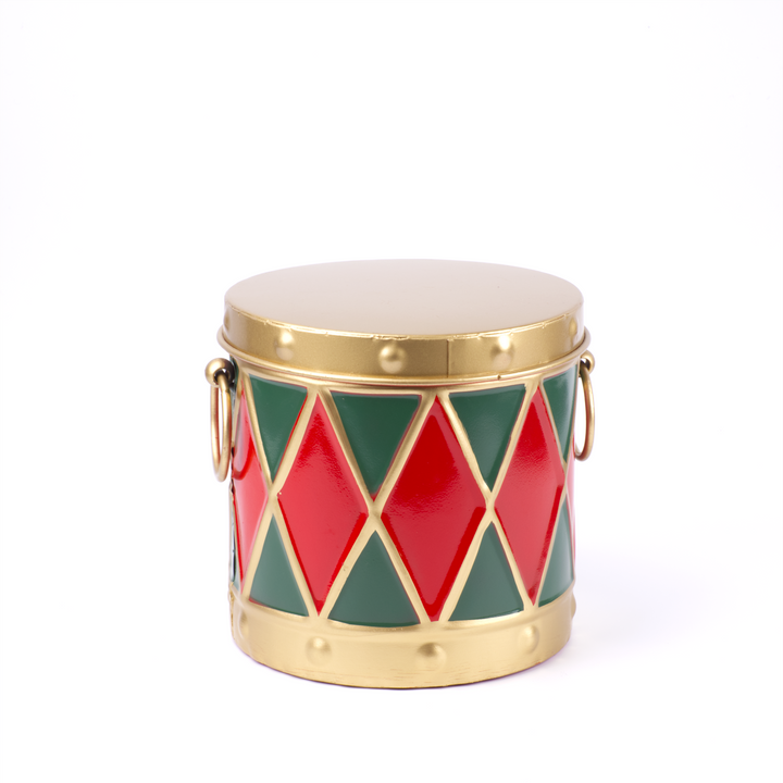 Festive Drum Storage Tin