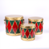 Festive Drum Storage Tin
