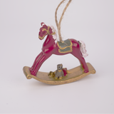 Hanging Christmas Rocking Horse