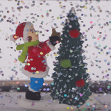 Illuminated Lantern Snow Globe