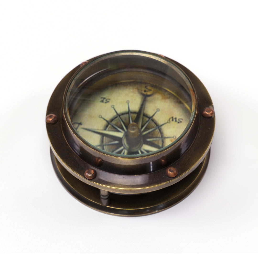 Porthole Magnifier and Compass