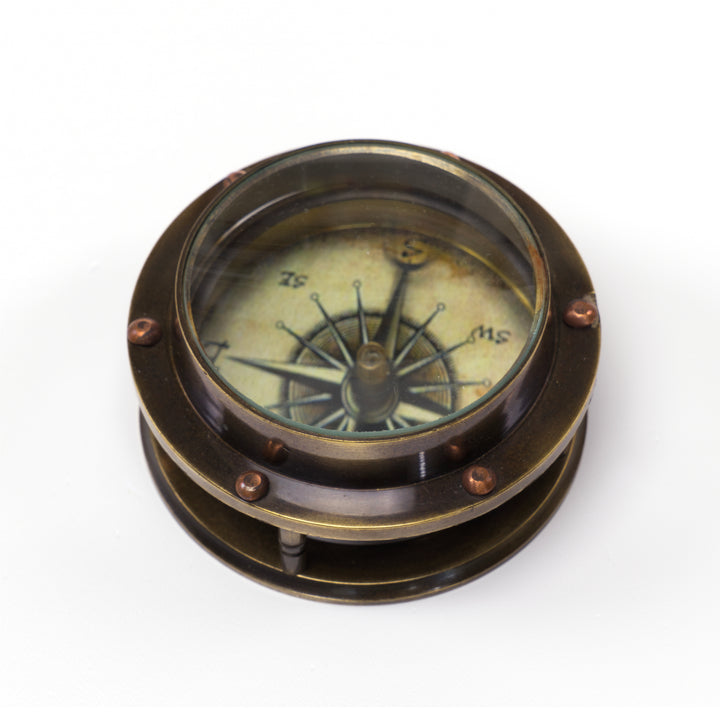 Porthole Magnifier and Compass
