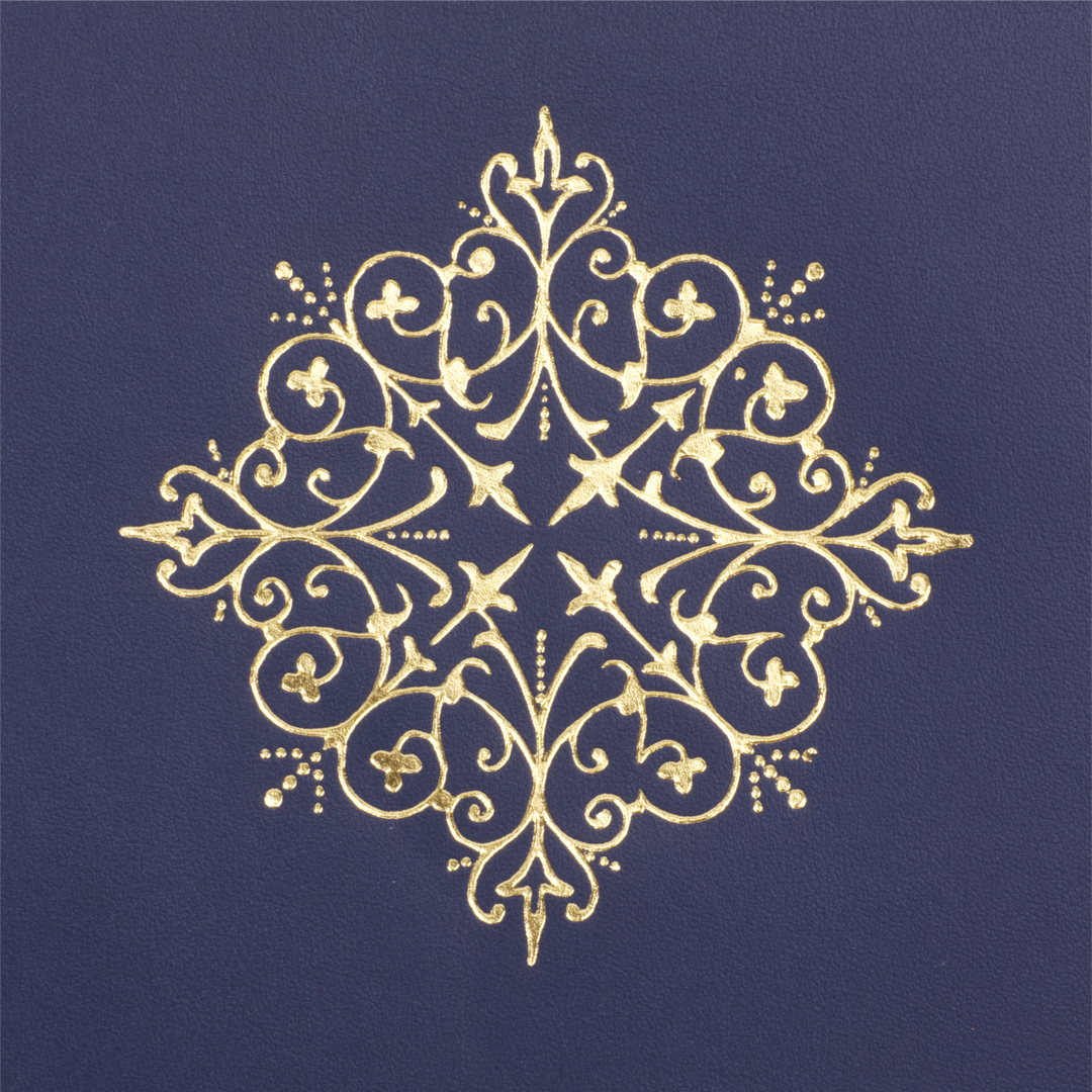 Gold Arabesque Refillable Journal