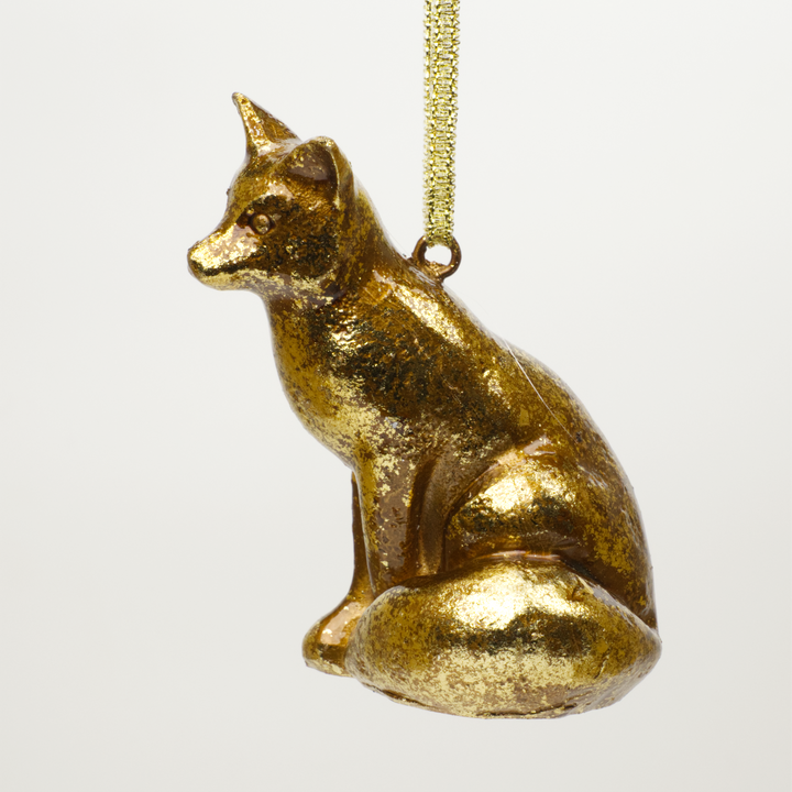 Hanging Gold Christmas Animals