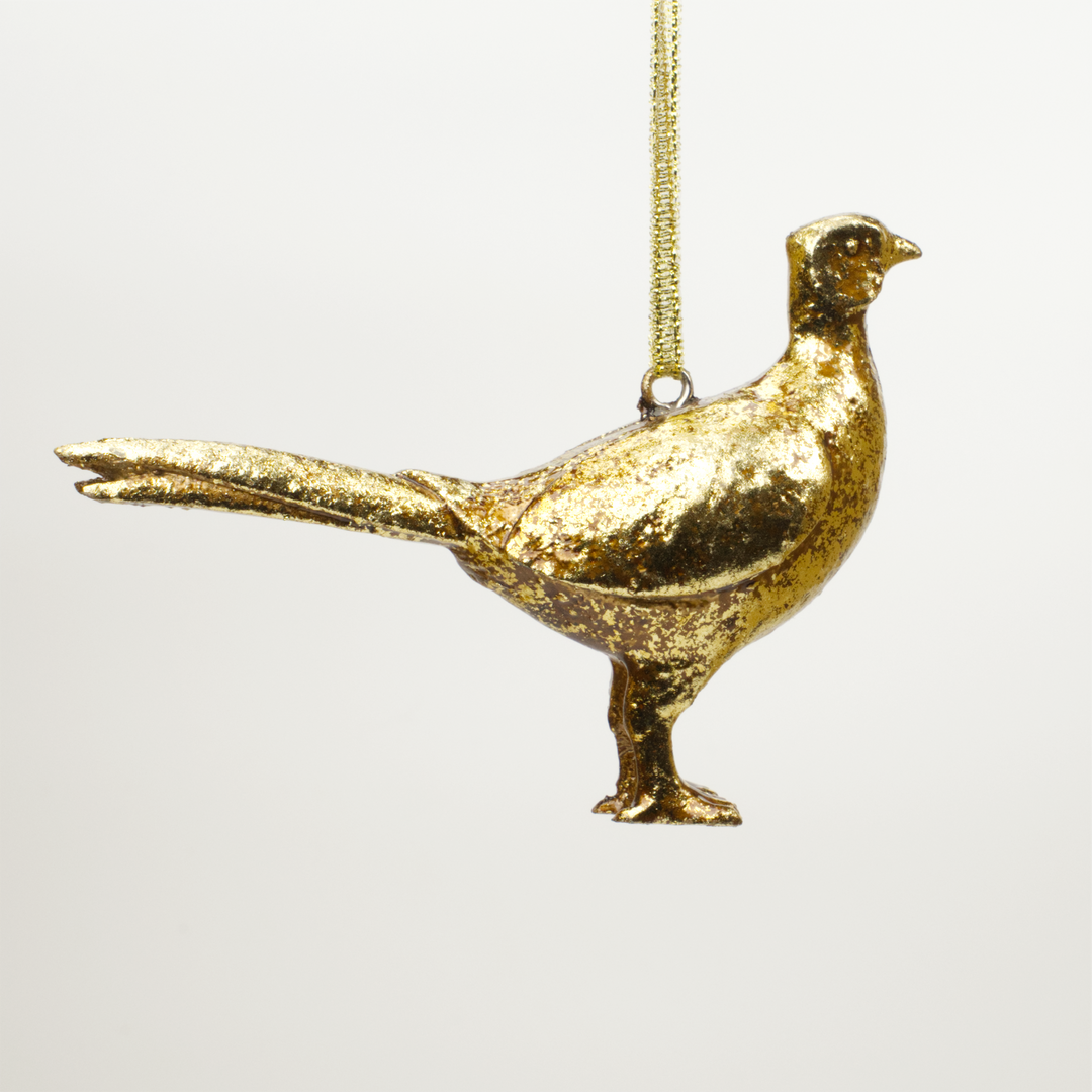Hanging Gold Christmas Animals