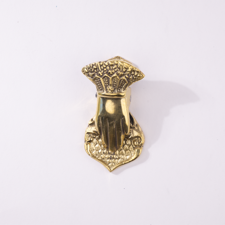 Brass Hand Paper Clip
