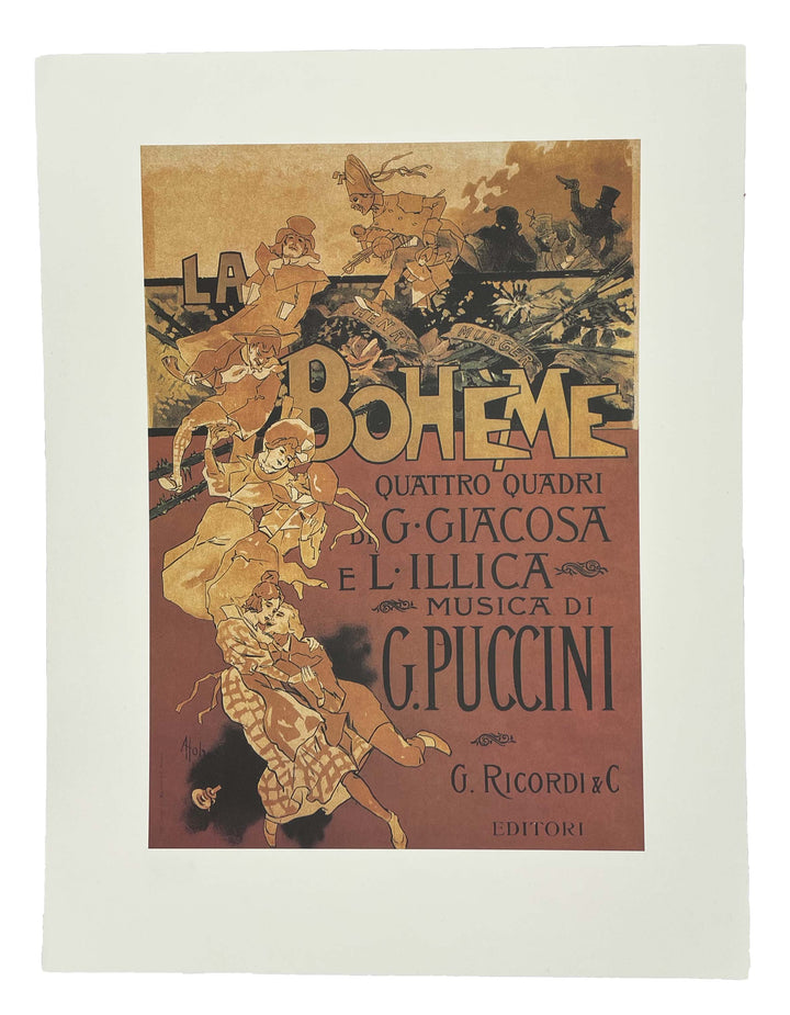 Puccini Opera Print
