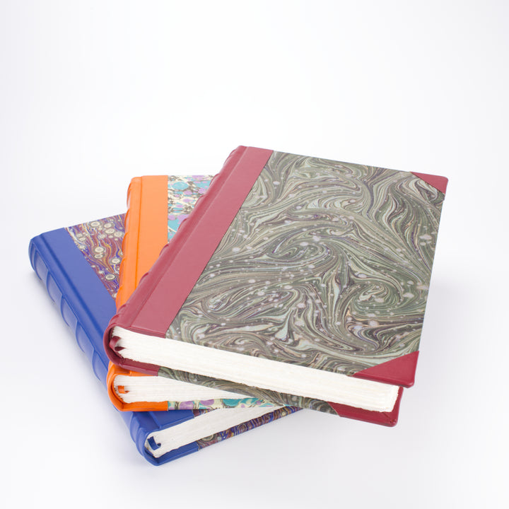 Large Bobbio Handmade Marbled Journal