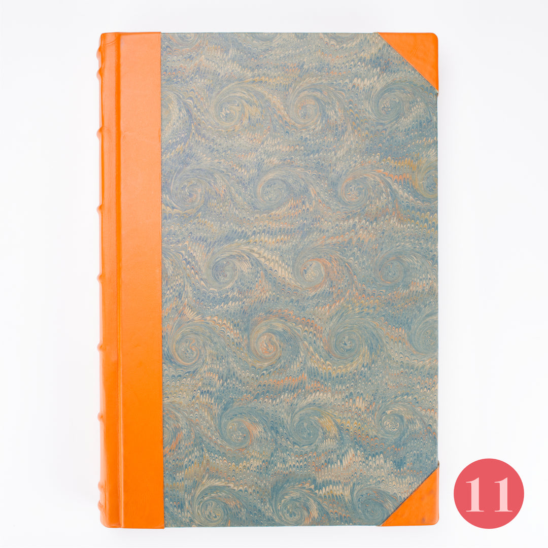 Large Bobbio Handmade Marbled Journal