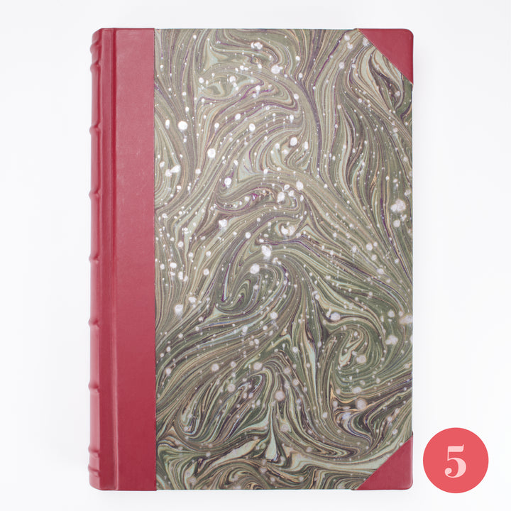 Large Bobbio Handmade Marbled Journal