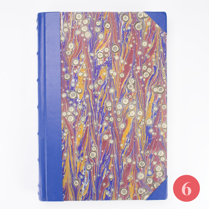 Large Bobbio Handmade Marbled Journal