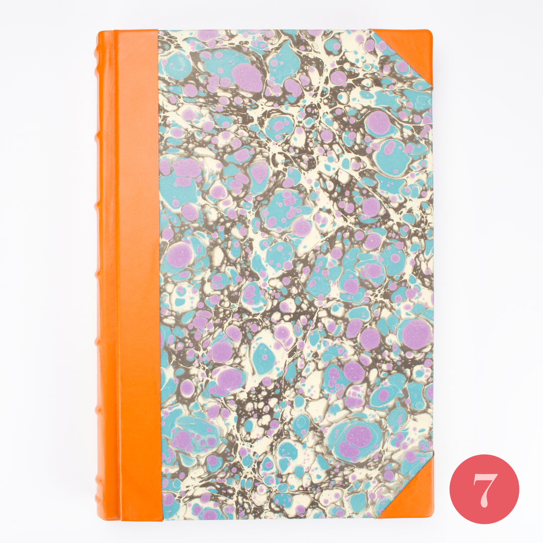 Large Bobbio Handmade Marbled Journal
