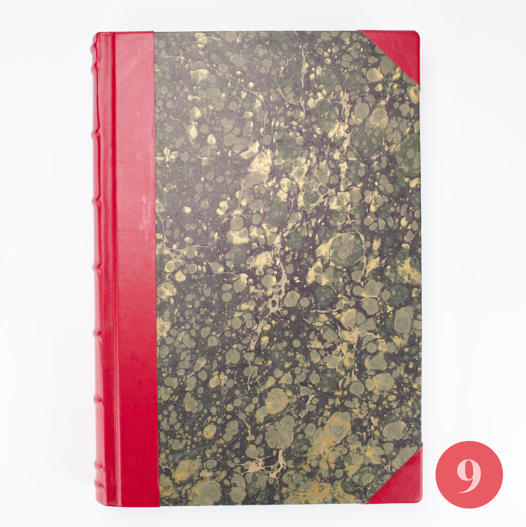 Large Bobbio Handmade Marbled Journal