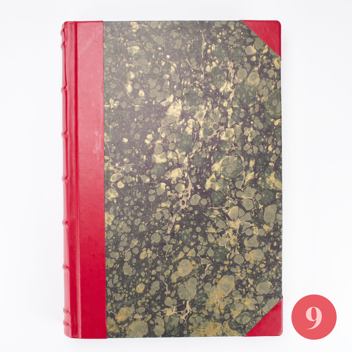 Large Bobbio Handmade Marbled Journal