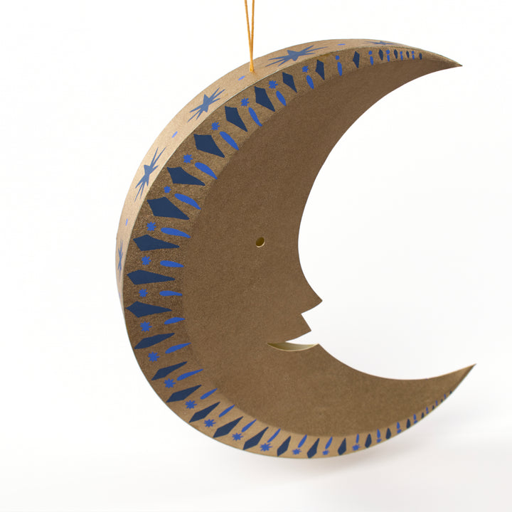 East End Press Man in the Moon Hanging Ornaments