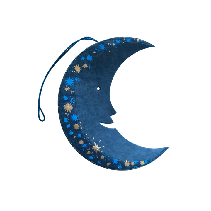 East End Press Man in the Moon Hanging Ornaments