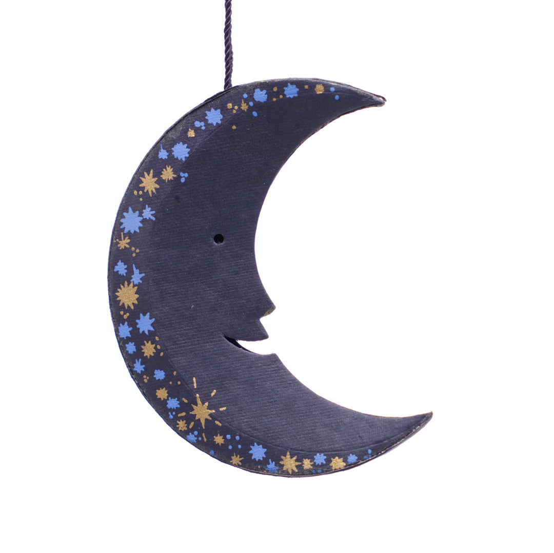 East End Press Man in the Moon Hanging Ornaments