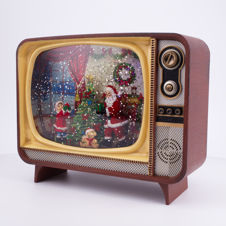 Musical Illuminated Television Snow Globe
