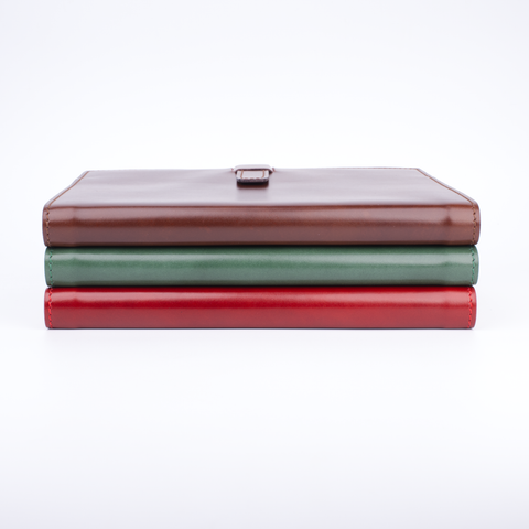 Sorrento Leather Refillable Journal With Tab Closure