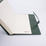 Sorrento Leather Refillable Journal With Tab Closure