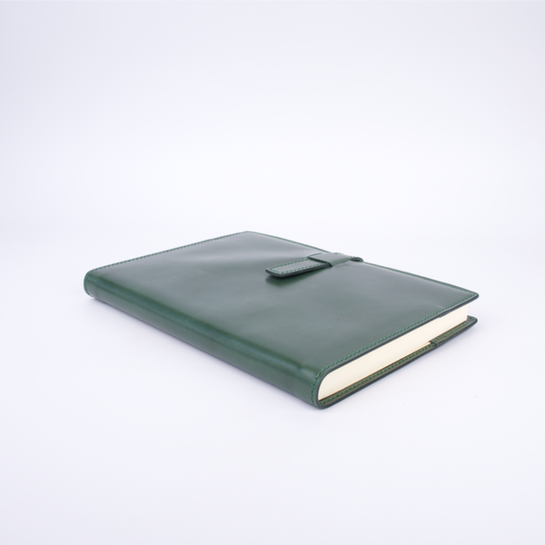 Sorrento Leather Refillable Journal With Tab Closure