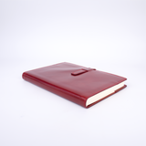Sorrento Leather Refillable Journal With Tab Closure