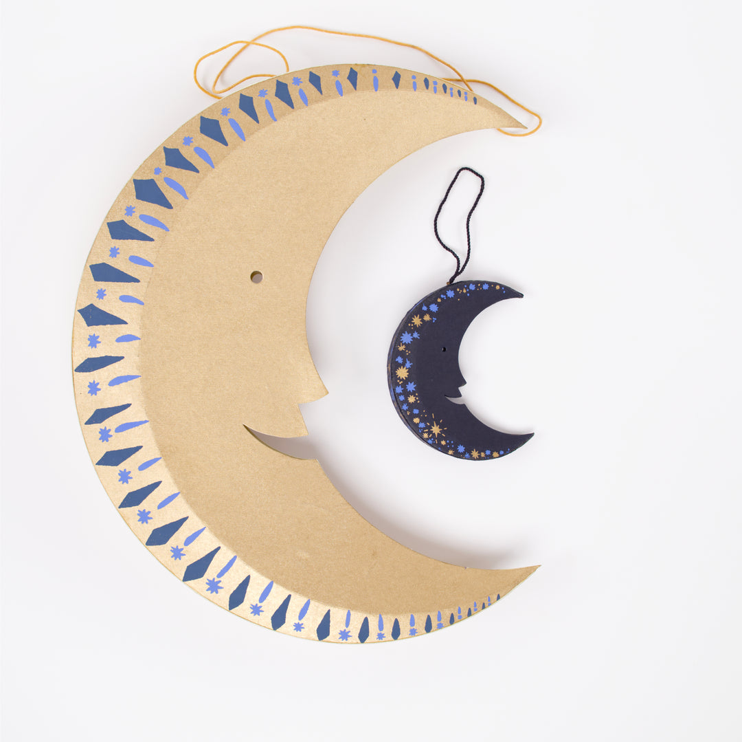 East End Press Man in the Moon Hanging Ornaments