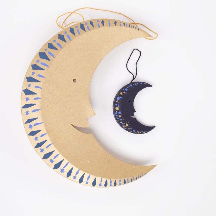 East End Press Man in the Moon Hanging Ornaments