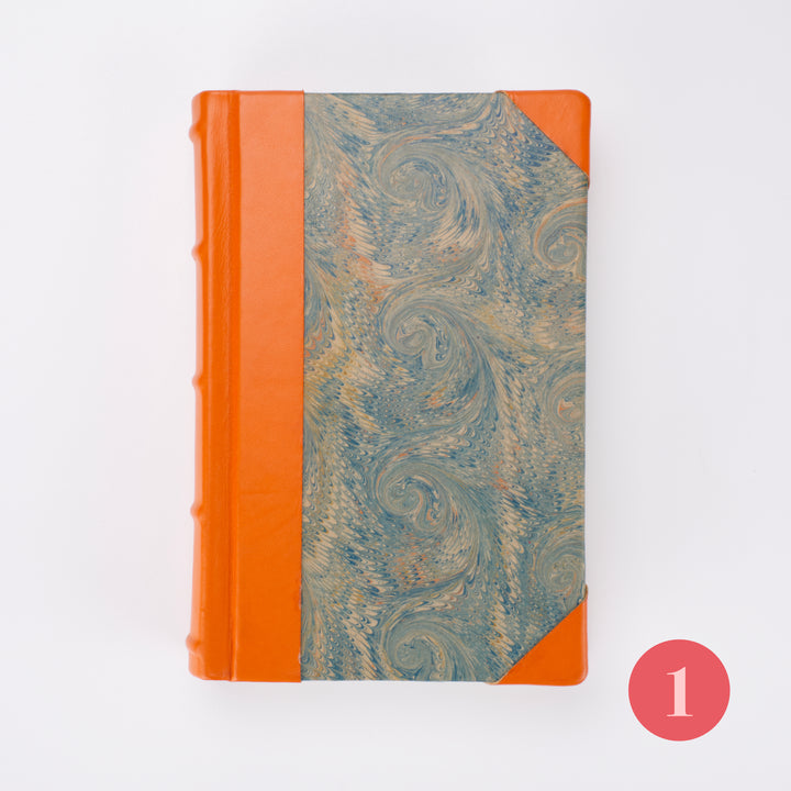 Small Bobbio Handmade Marbled Journal