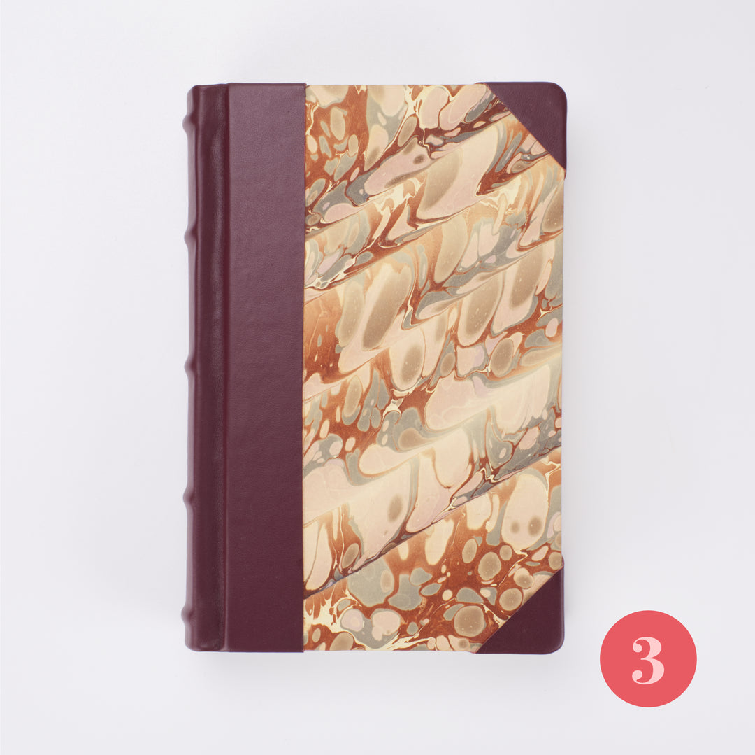 Small Bobbio Handmade Marbled Journal