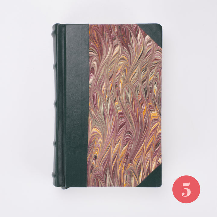 Small Bobbio Handmade Marbled Journal