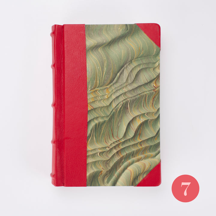 Small Bobbio Handmade Marbled Journal