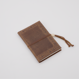 Embossed Piccolo Journal with Bead Closure