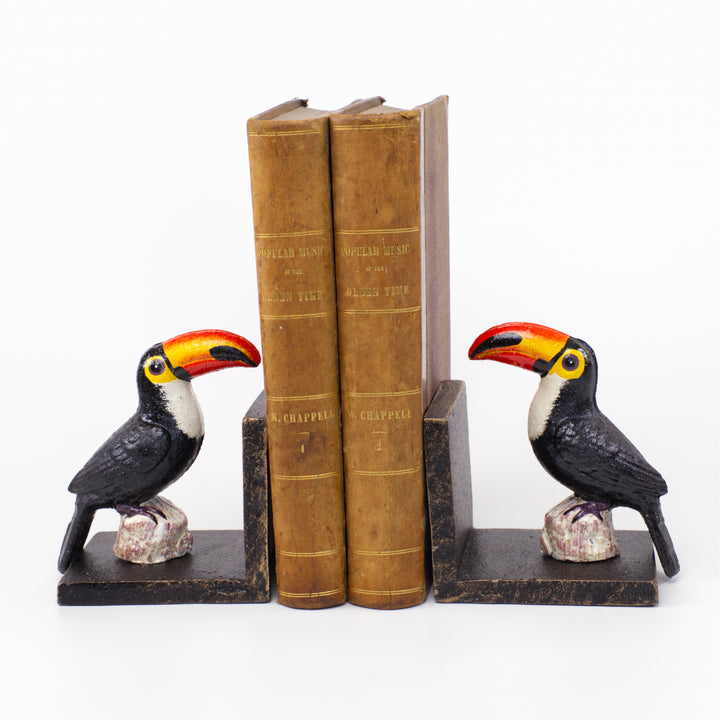 Cast Iron Toucan Bookends
