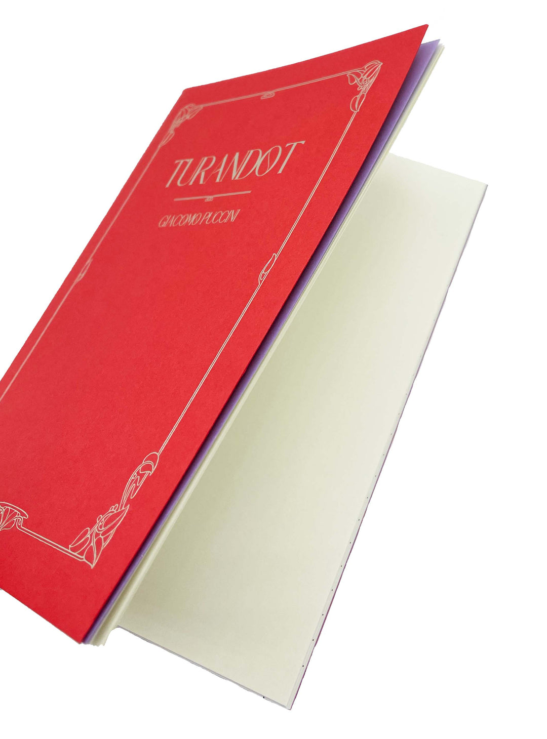 Letterpressed Puccini Opera Notebook