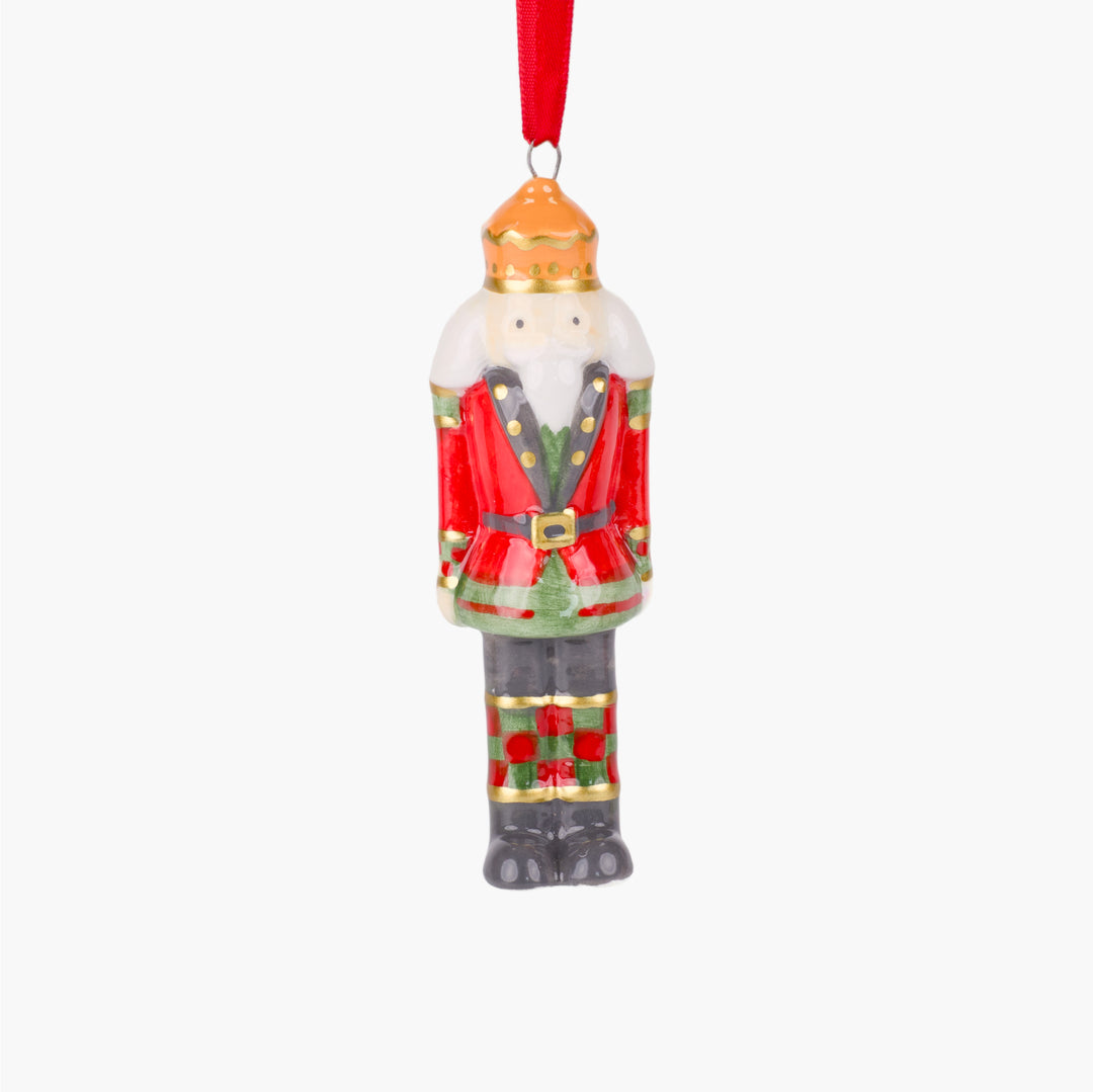 Hanging Ceramic Nutcracker