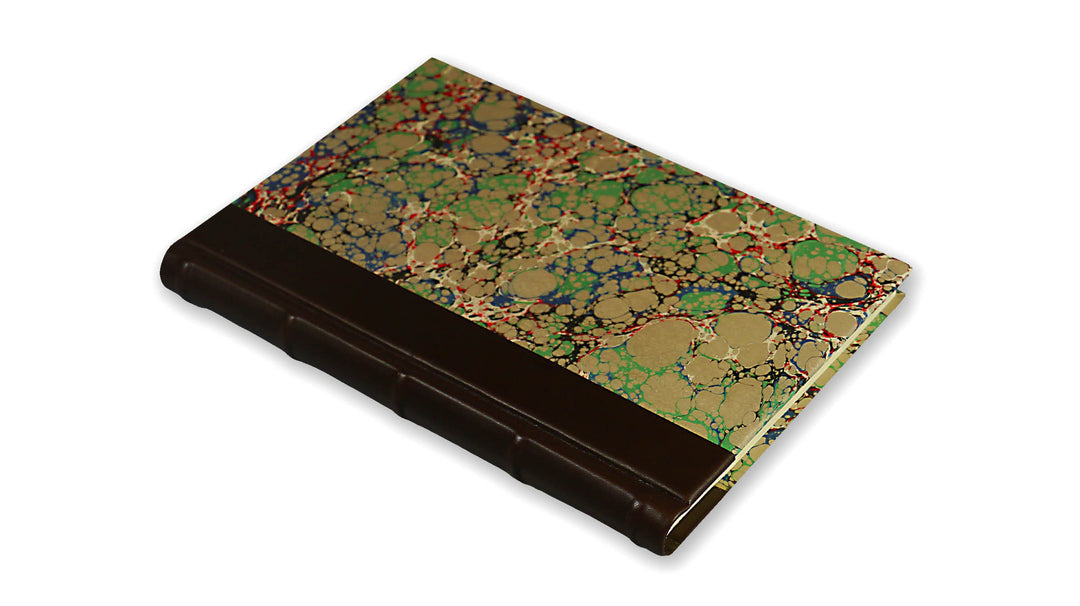 Marbled Address Book - brown