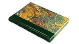 Marbled Address Book - green