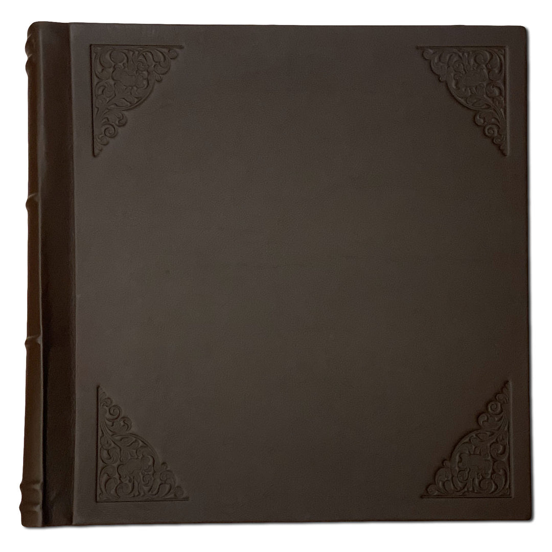 Amarcord Classic Leather Photo Album  - extra large brown square