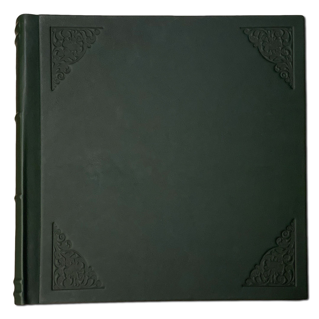 Amarcord Classic Leather Photo Album  - extra large green square
