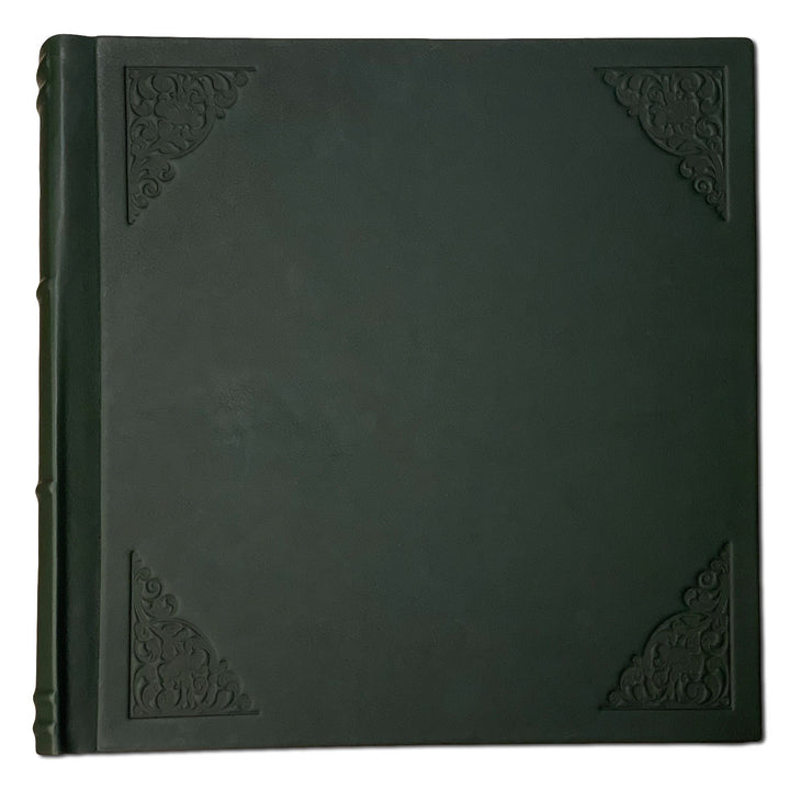 Amarcord Classic Leather Photo Album  - extra large green square