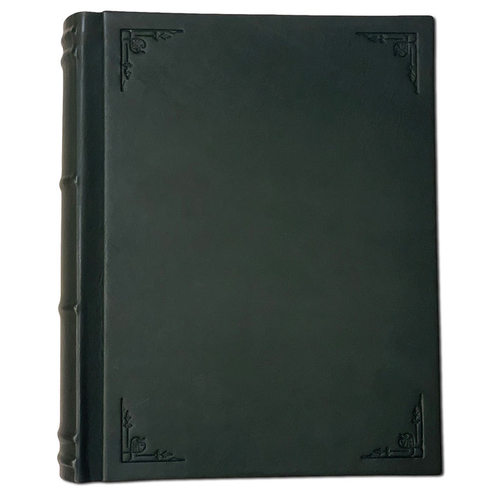 Amarcord Classic Leather Photo Album  - large green portrait