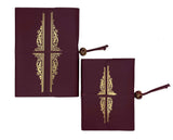 Gold Embossed Zakria Address Book